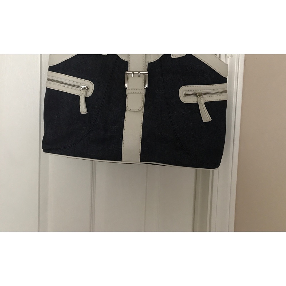 NWT beautiful Ann Taylor jean canvas bag!